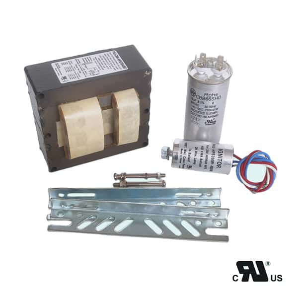 400 Watt Metal Halide Ballast Kit M59 4-Tap 120/208/240/277 Volt