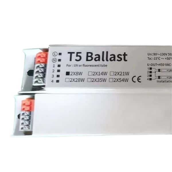 T5 UV light electronic ballasts for Germicidal lamps